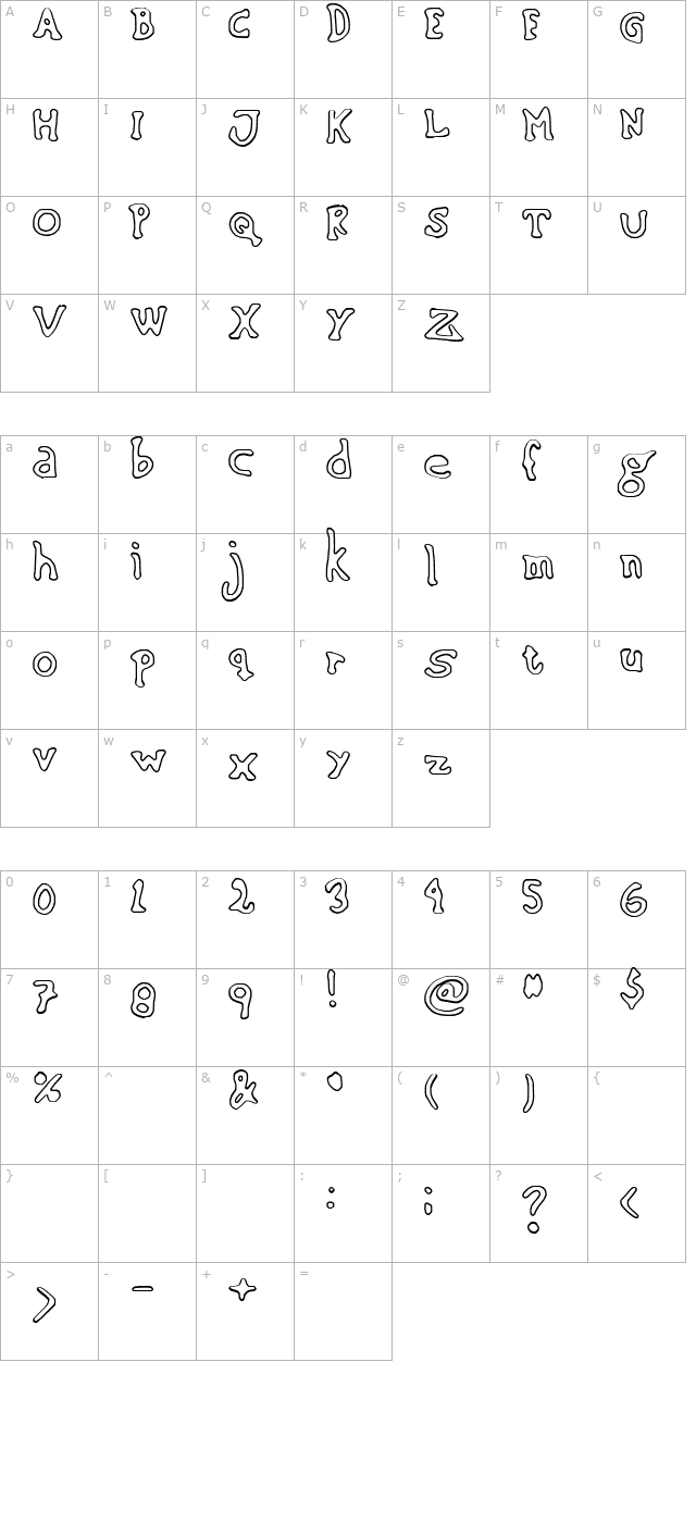 sinking-ship-outline character map