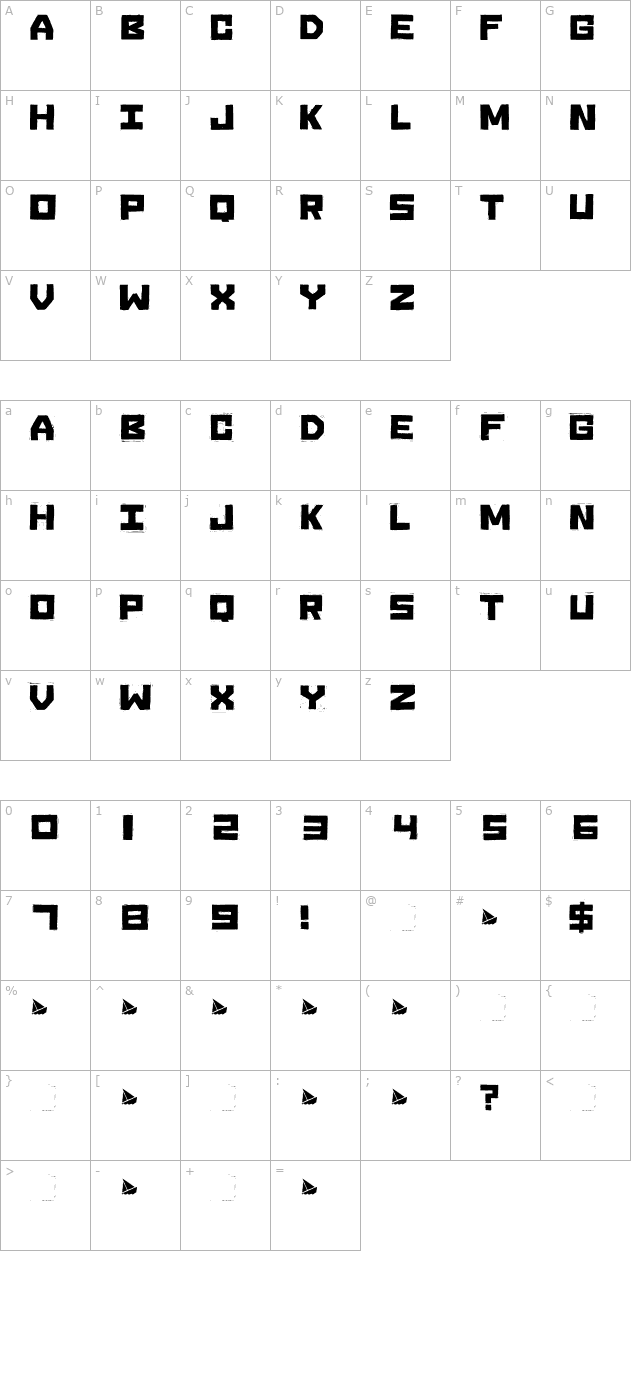 sinkingship character map