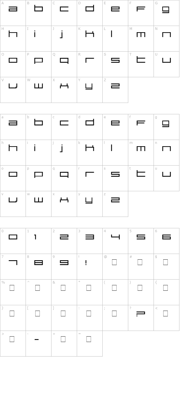 SirClive character map