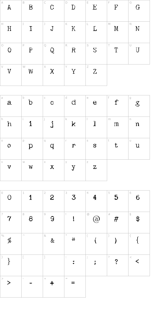 skull-type-wr00 character map