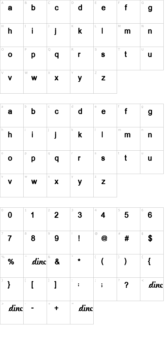 Sleepwalk character map