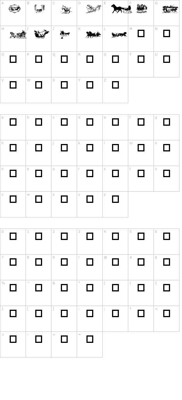 sleigh-ride character map