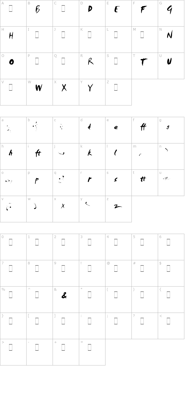 smudger-alts-let-plain10 character map