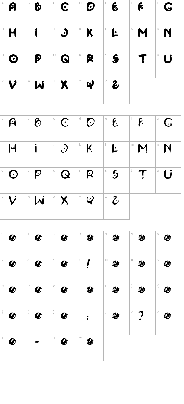 Space Pontiff character map