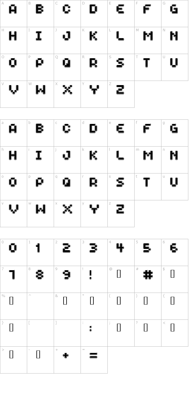 spaceboy character map