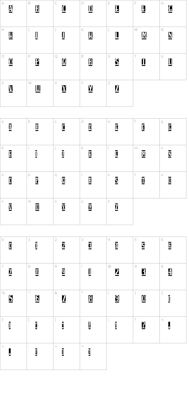 spankys-bungalow-blanco character map