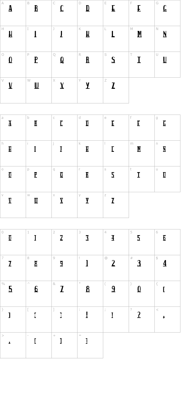 spankys-bungalow character map