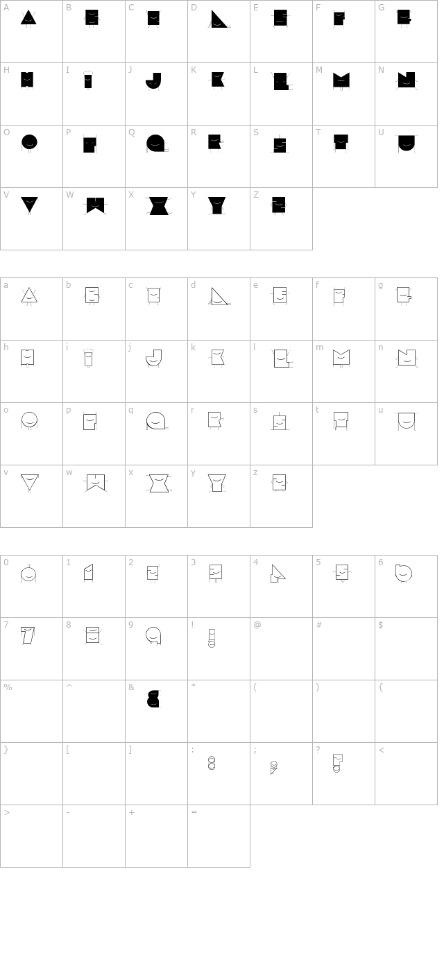 speciale character map