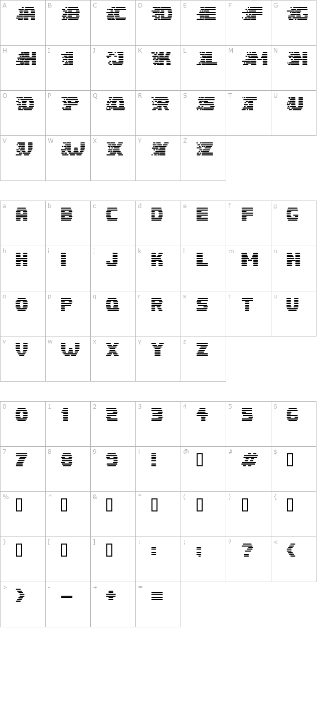 Speedster character map