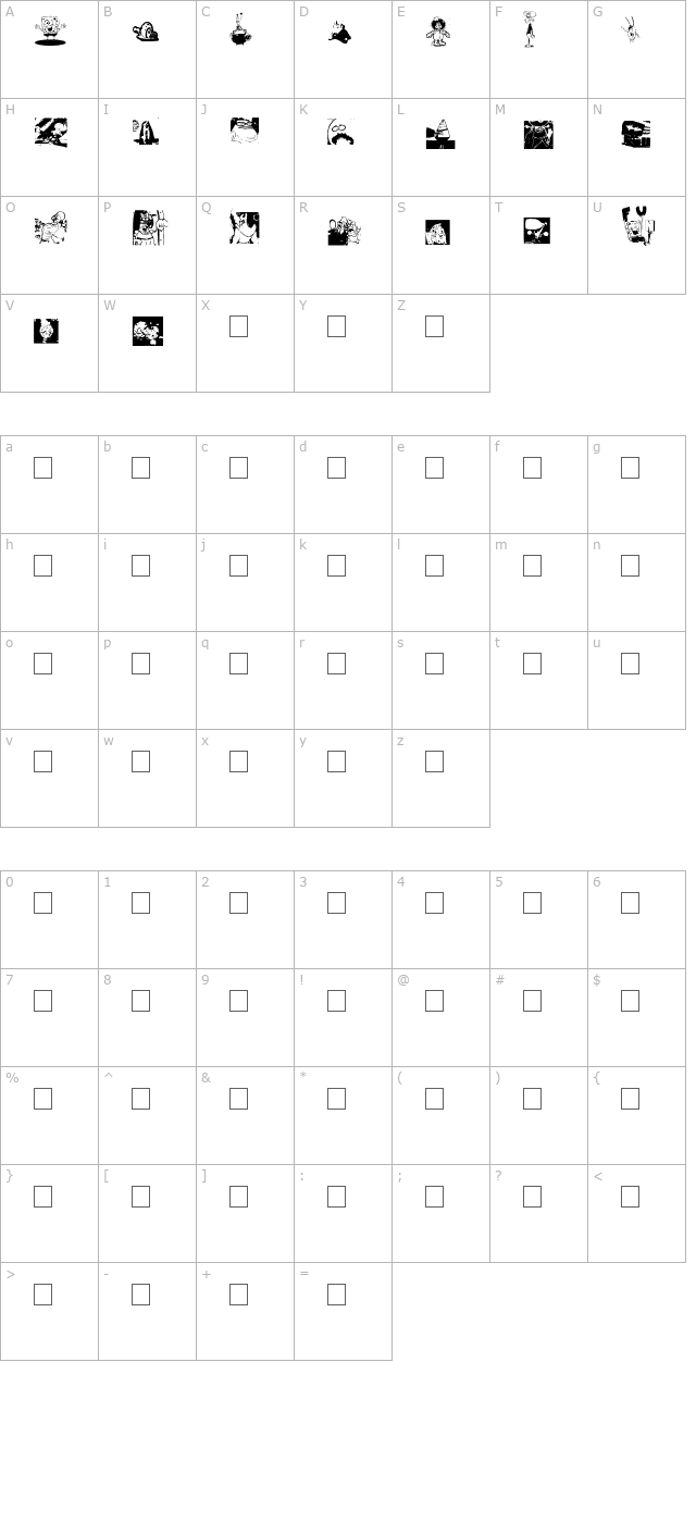 spongebob-dingpants character map