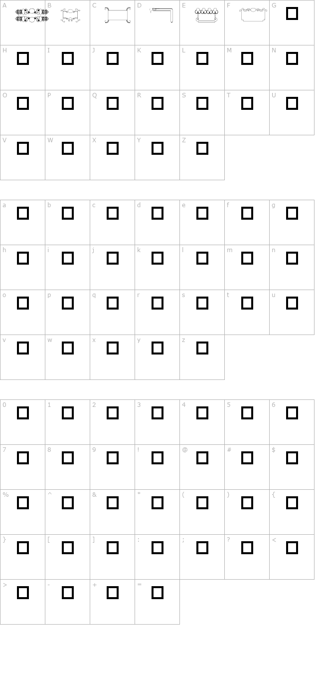 spring-rain-dingbat-frame-1 character map