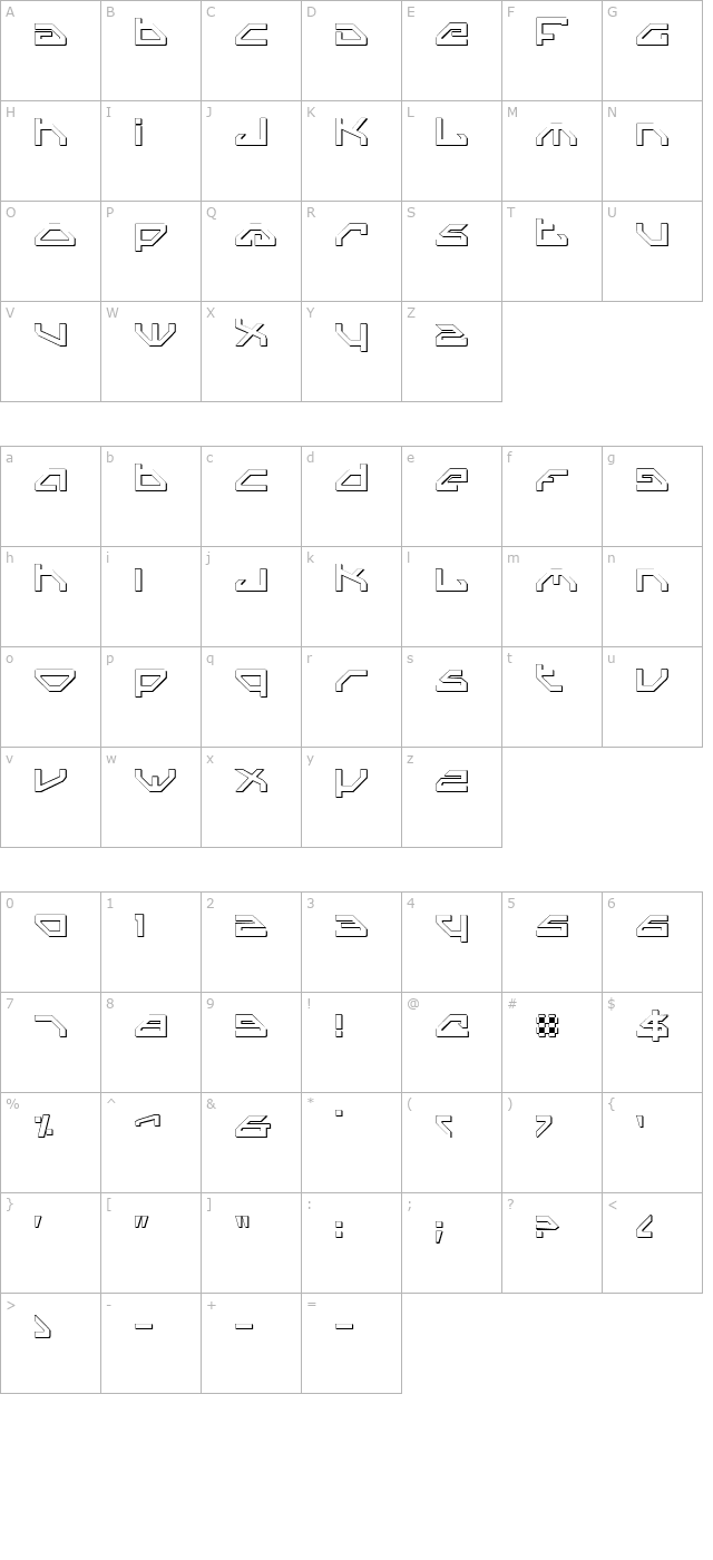 spy-lord-outline character map