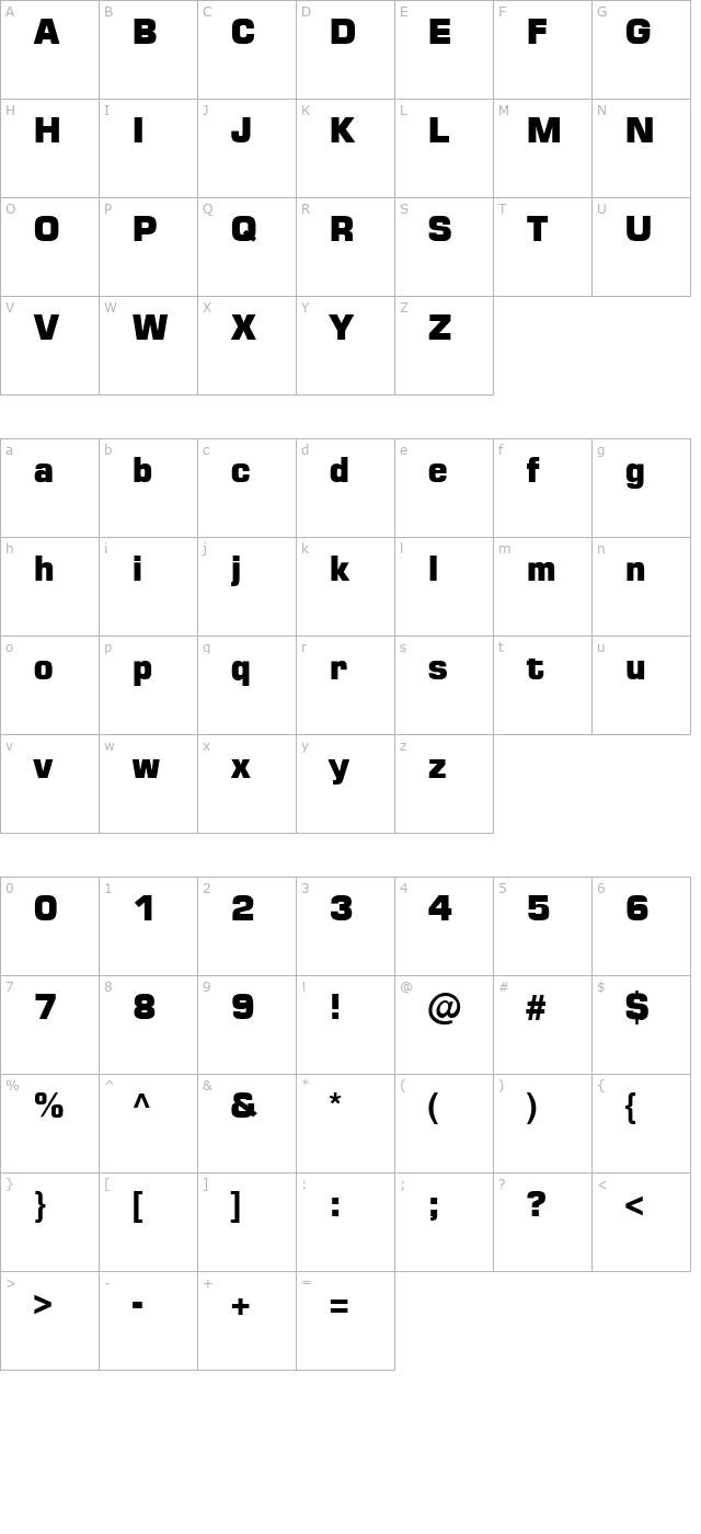 square-721-blk-normal character map