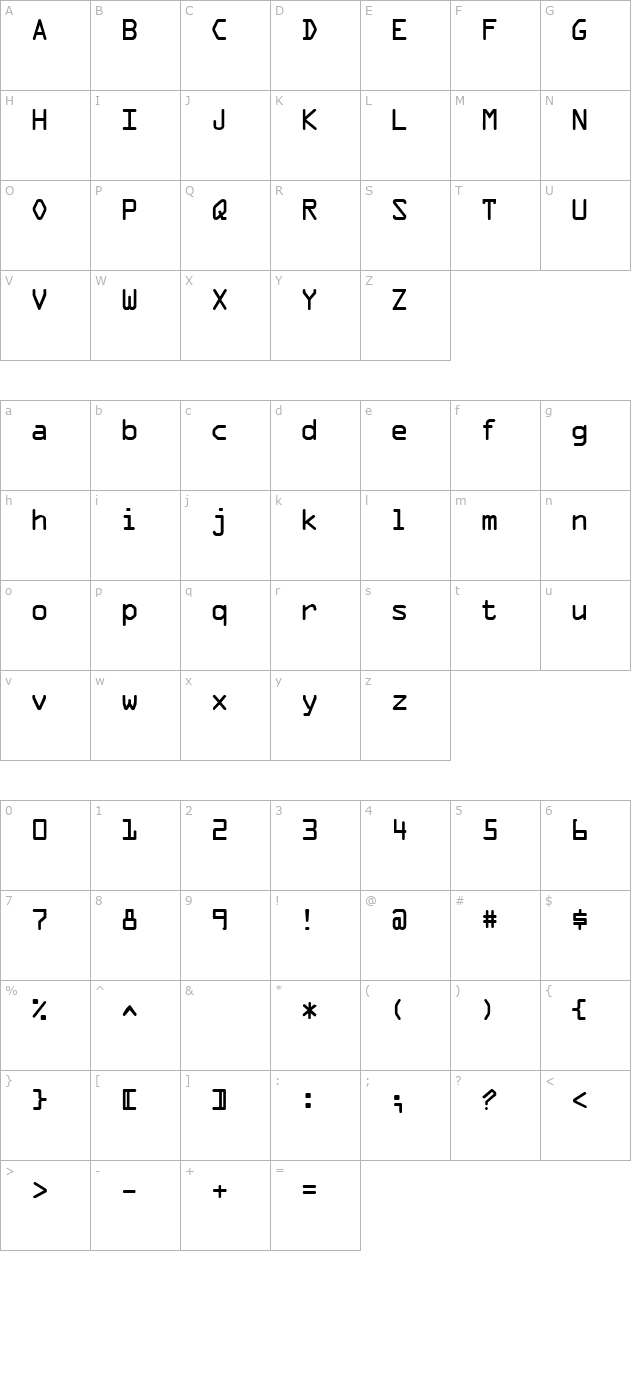 STALKER1 character map