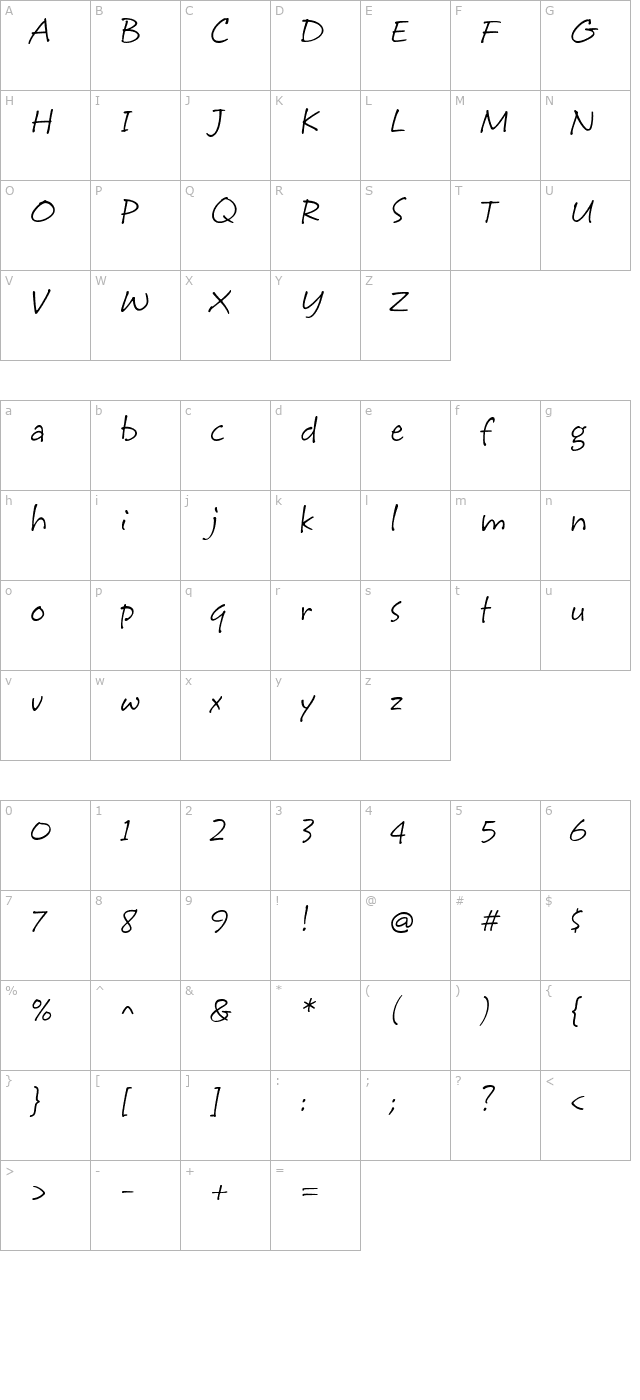 starbabehmk character map