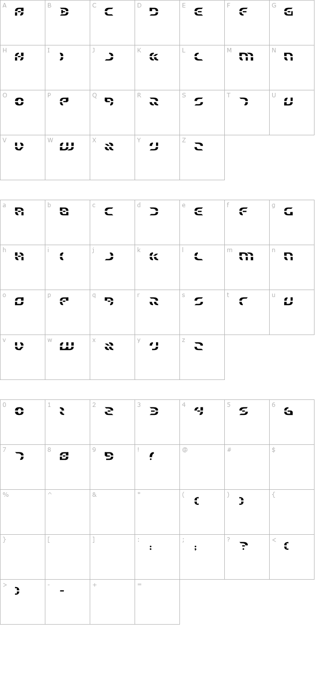 starfighter character map