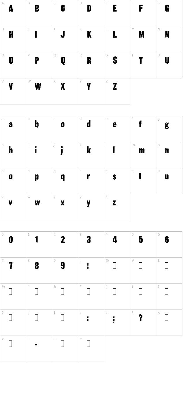 static-age-fine-tuning character map