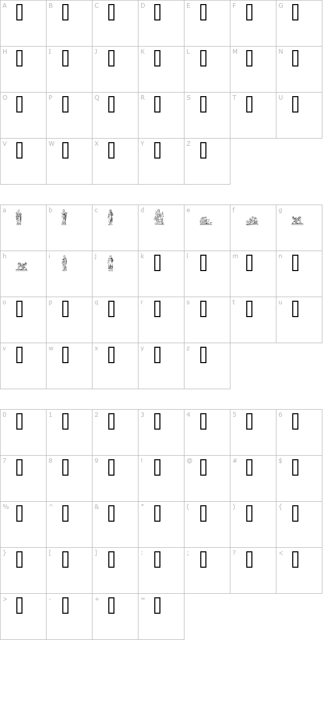 statuer character map