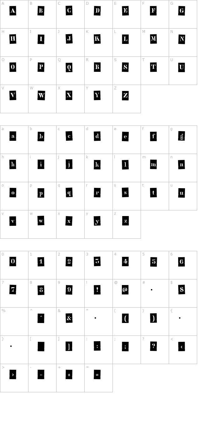 StencilFull-NegativeDance character map