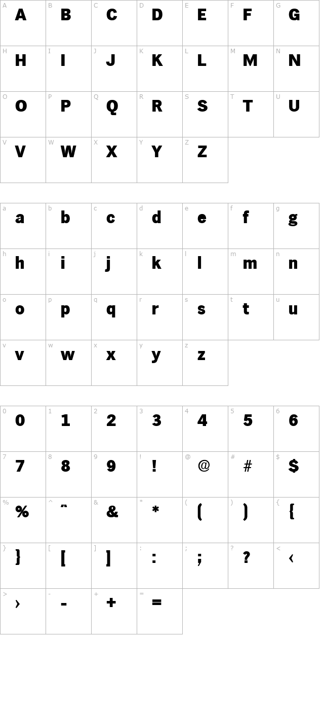 StephenBecker-Heavy character map