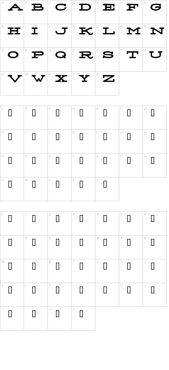 stereo-normal character map