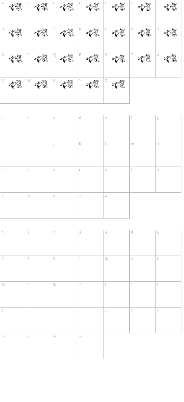 Storch character map
