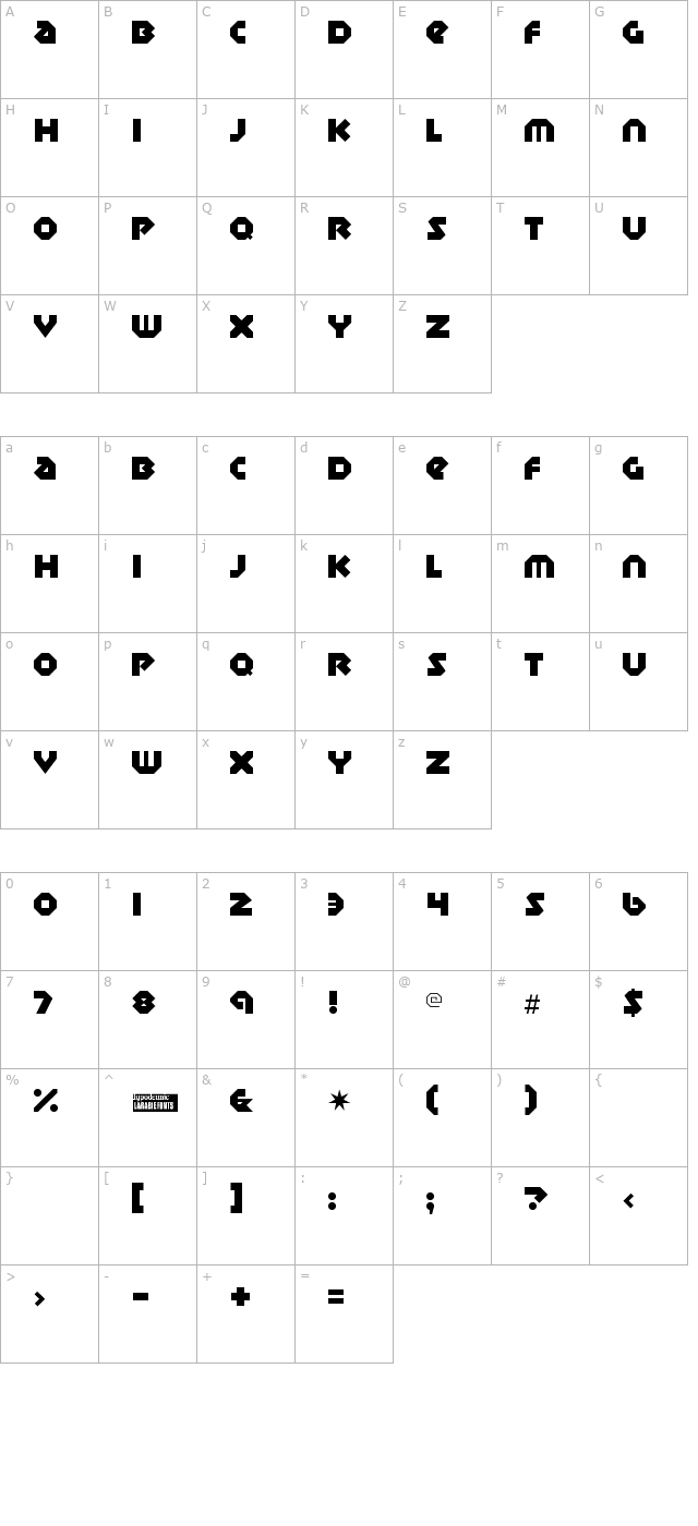 sudbury-basin character map