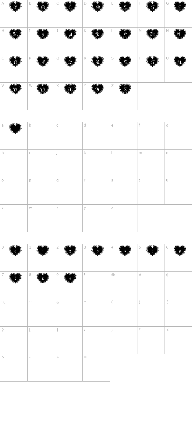 summers-lacehearts character map