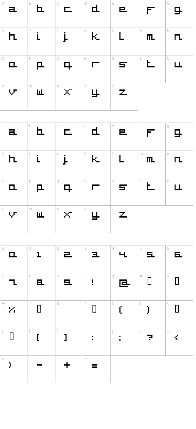 supercar character map