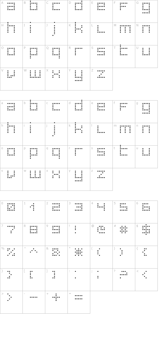 superpoint _square character map