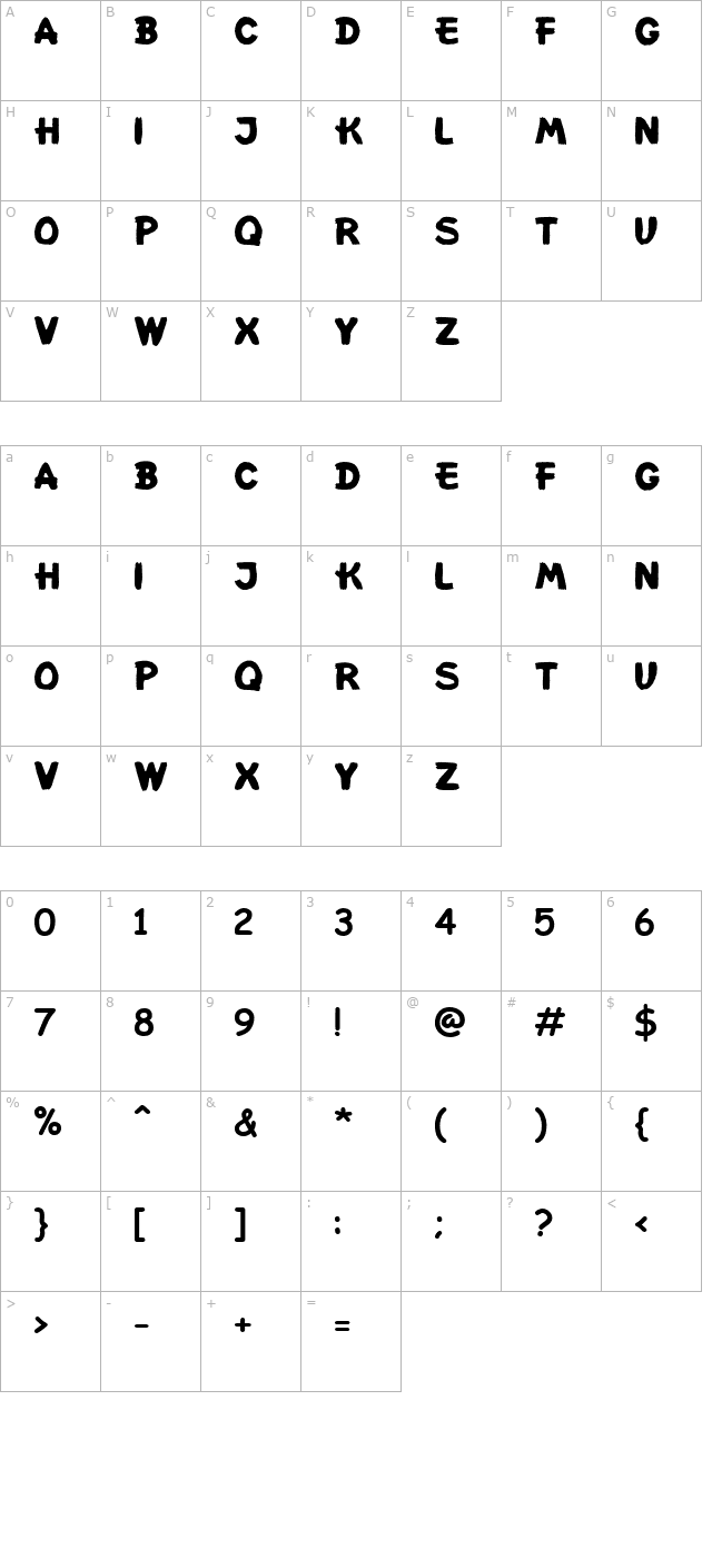 suske-en-wiske-kaftletters character map