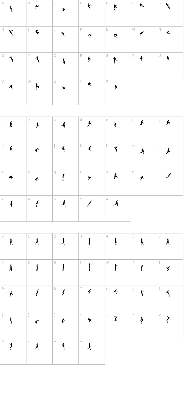 swifty character map