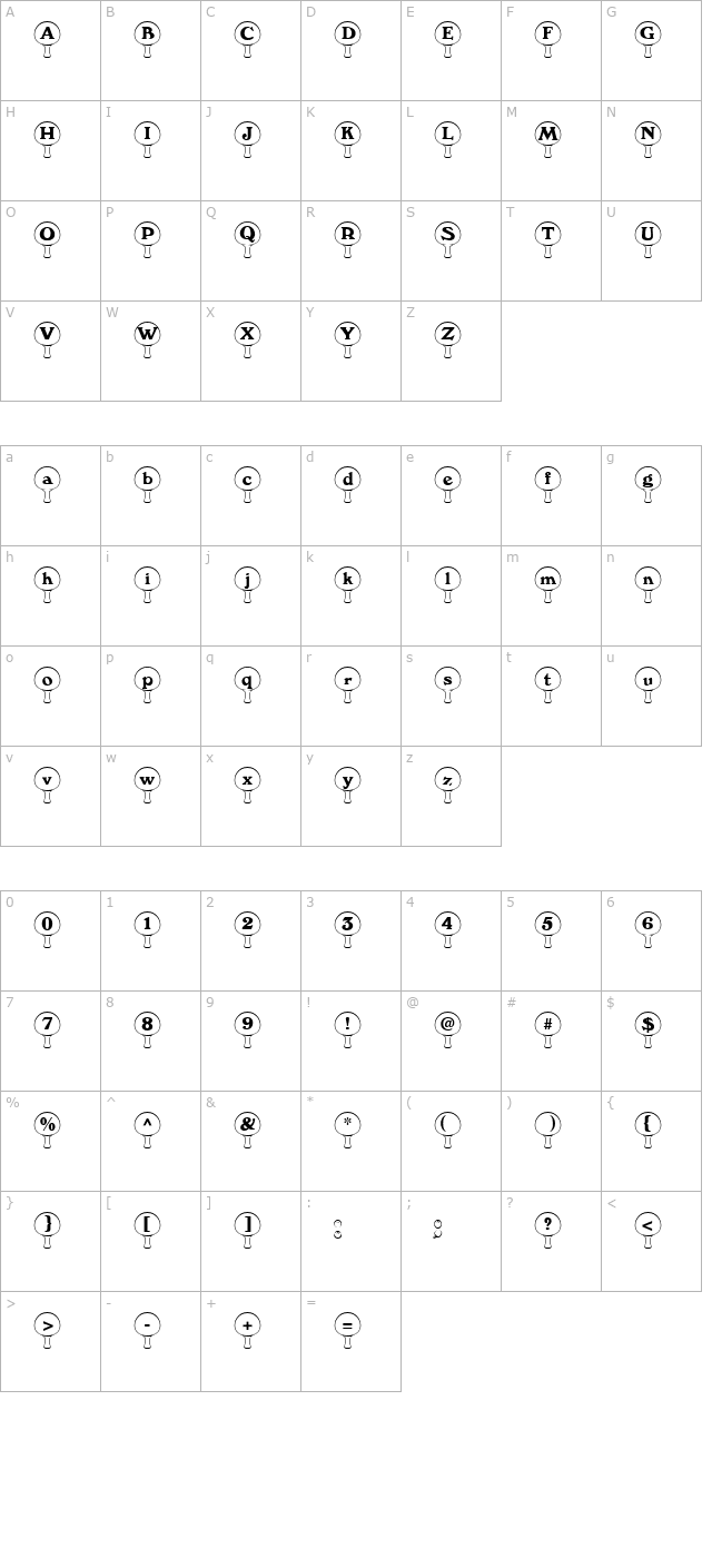 tabletwhite-becker character map