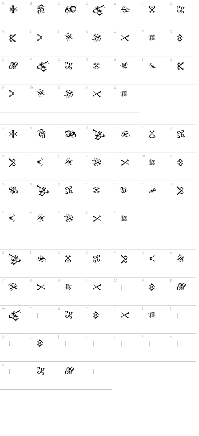 tackleboxfive character map