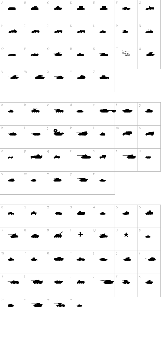 tanks-ww2 character map