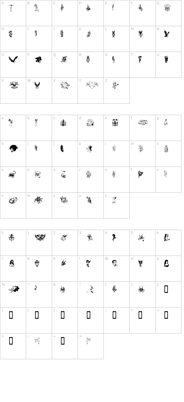 tattoo-parlour character map