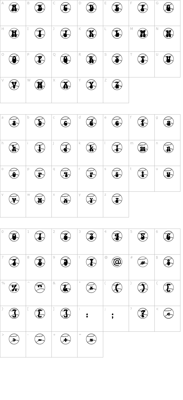 tennisball-becker character map