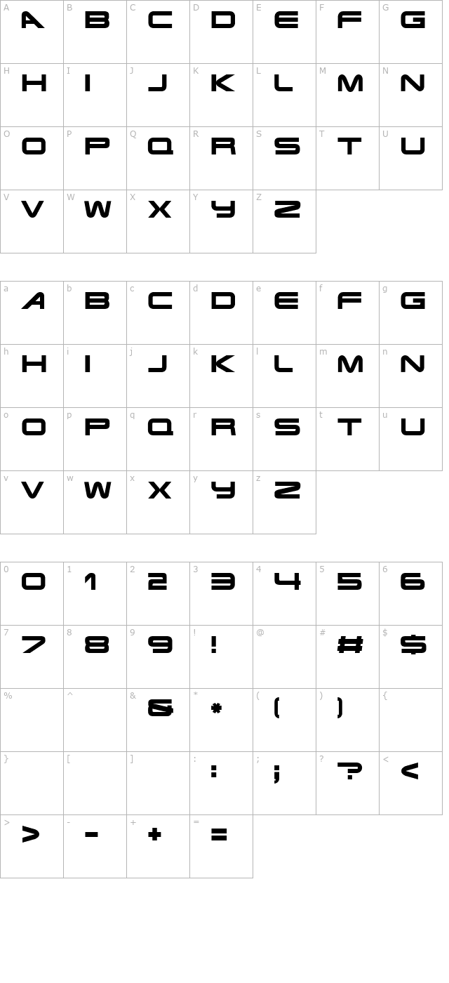 terminator-real-nfi character map