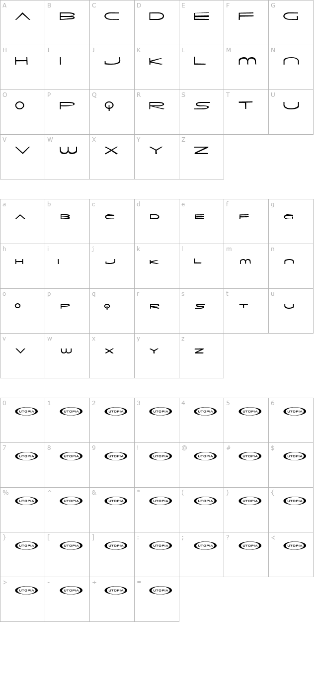 The Monkies Ate My Soul character map