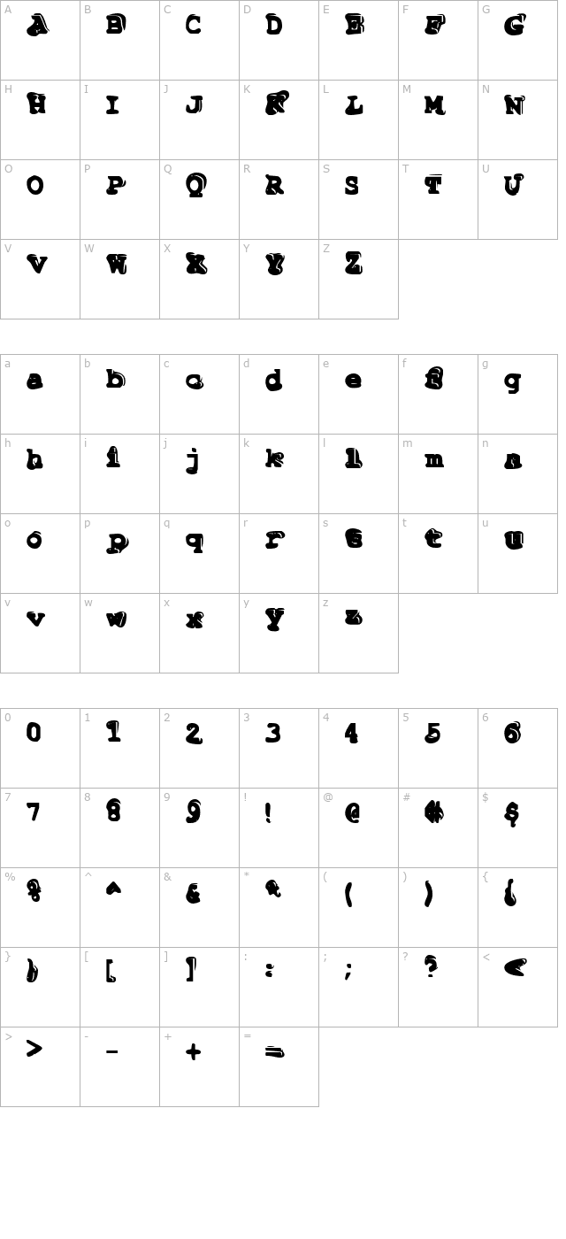 tiptonianregular character map