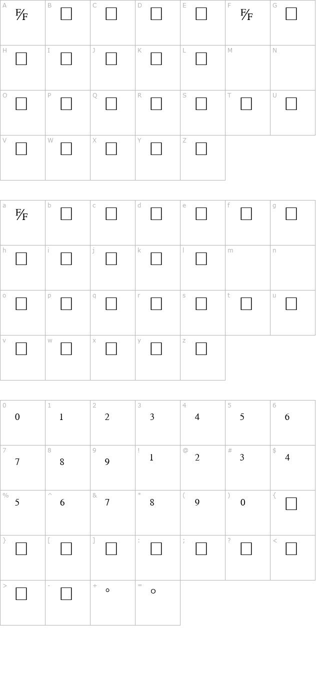 tmsfb character map