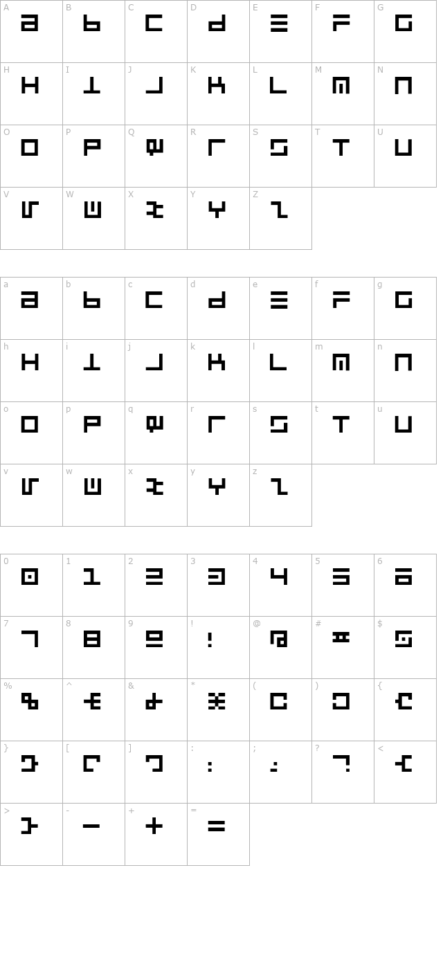 toltec character map