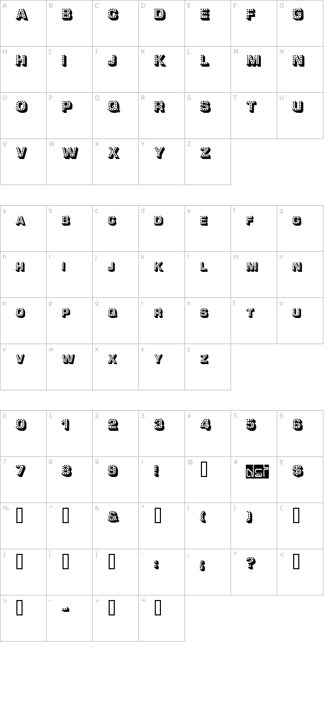 tonight character map