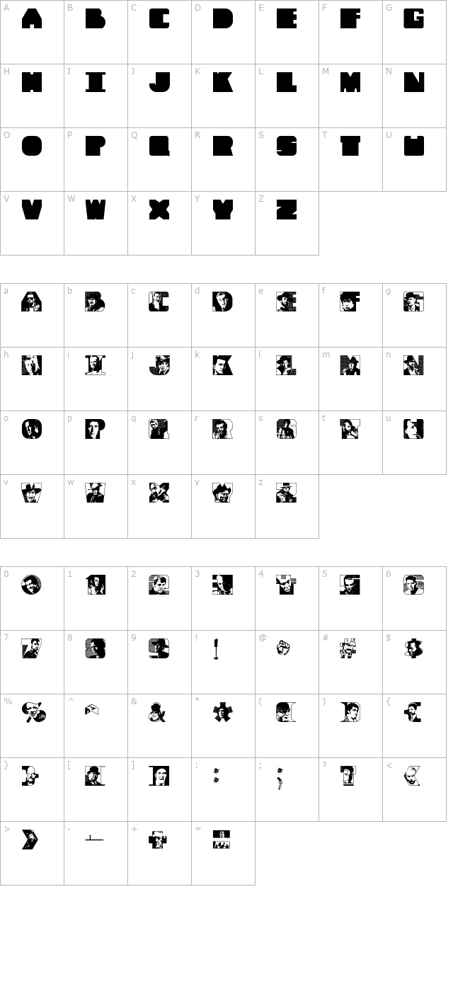 Tough Guyz character map