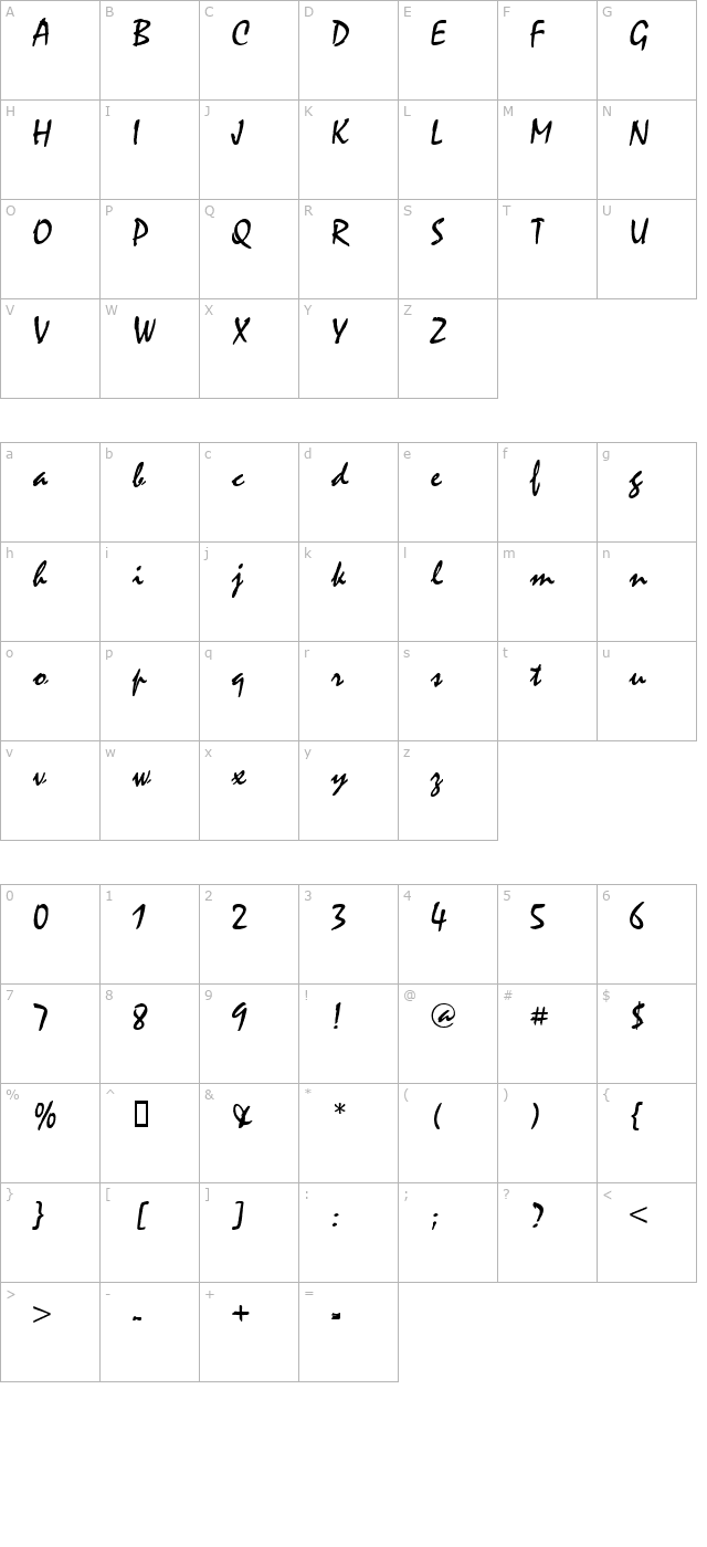 tr-mystical-plain character map