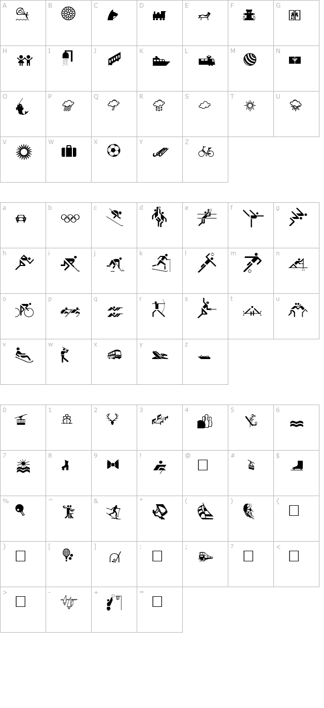 travel-leisure character map