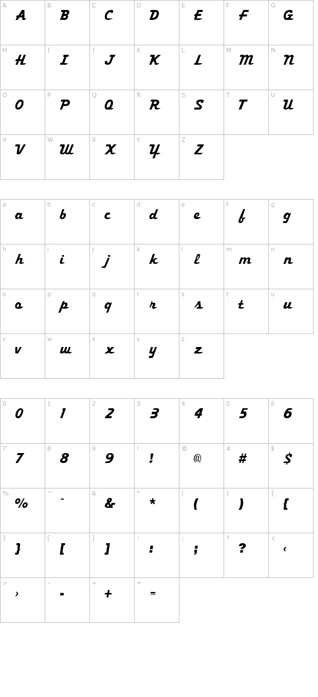 trekker-2 character map