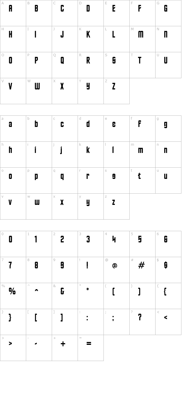 Trekkies character map