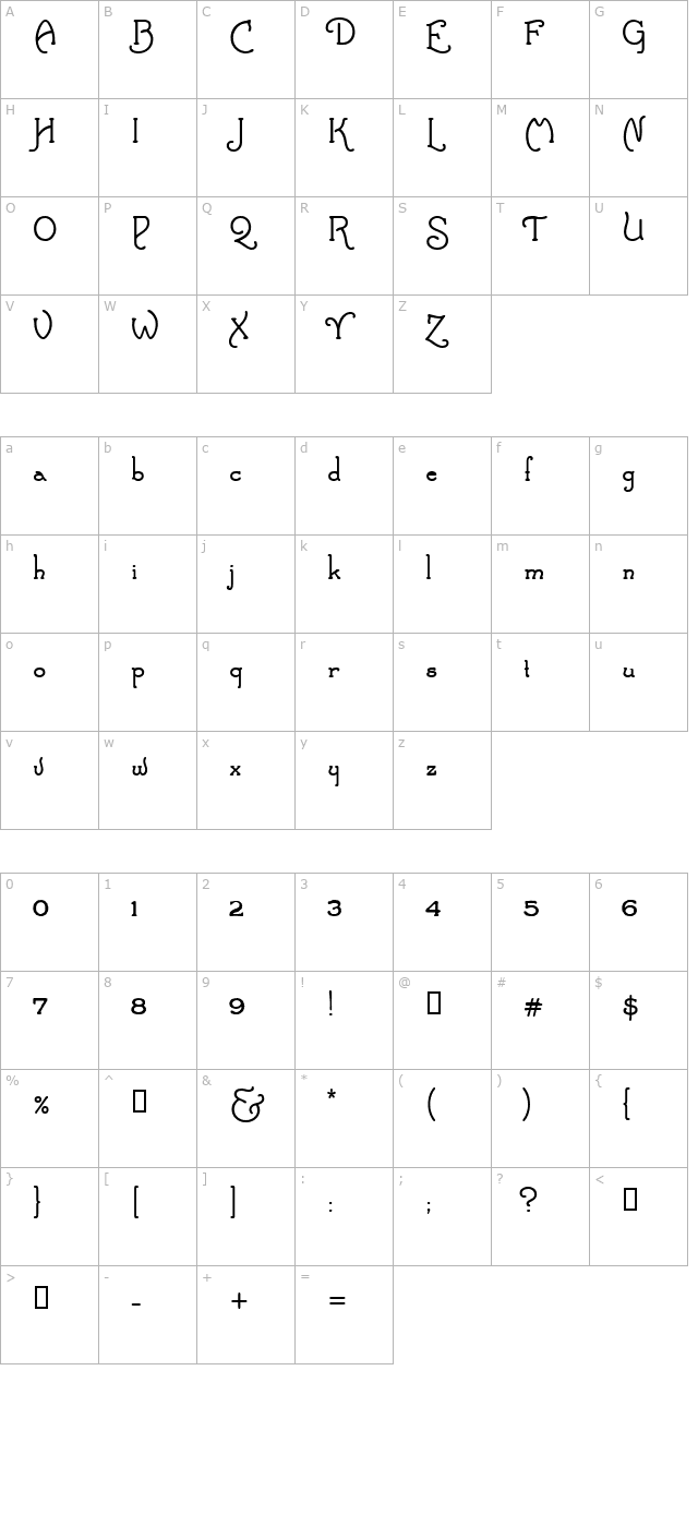 tsp adore 1 character map