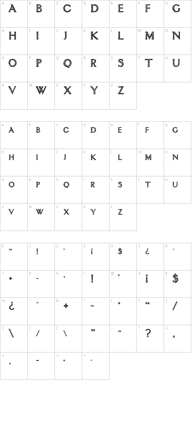 tsp-cherub-rock-1 character map